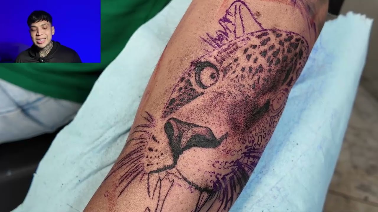 COMO TATUAR PELAJES LEOPARDO REALISTA-EXPLICACION