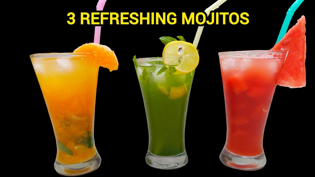 Ramzan Special Mojitos | Watermelon, Mint & Orange Punch | Quick Iftar Drinks | Summer Special Drink
