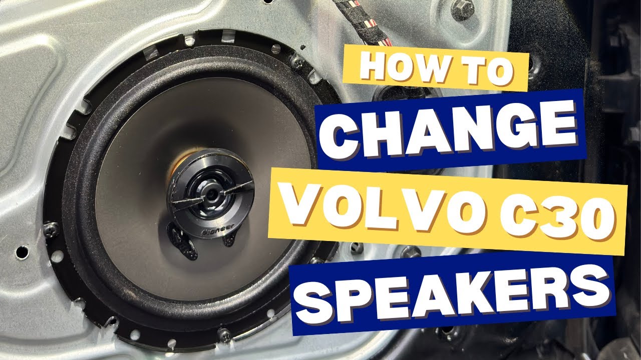 How to remove and fit aftermarket speakers in a Volvo c30 s40 v50