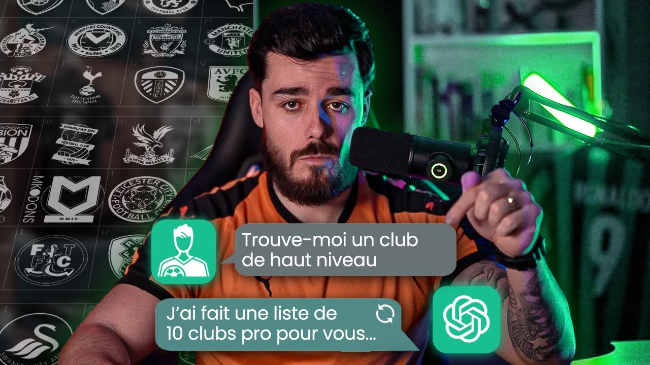 Comment Trouver Un CLUB De HAUT NIVEAU En 5 minutes Avec Chat GPT ?