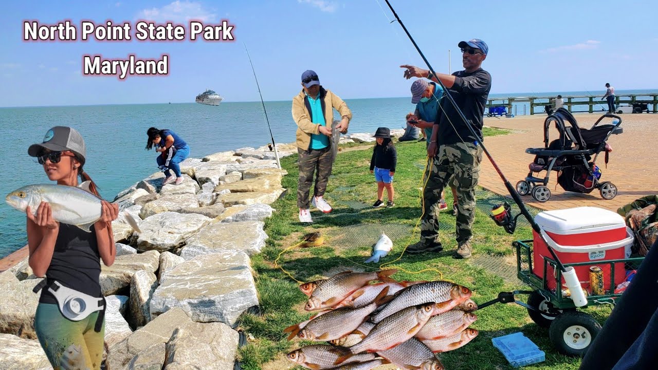 Fishing In Maryland | North Point State Park, Baltimore