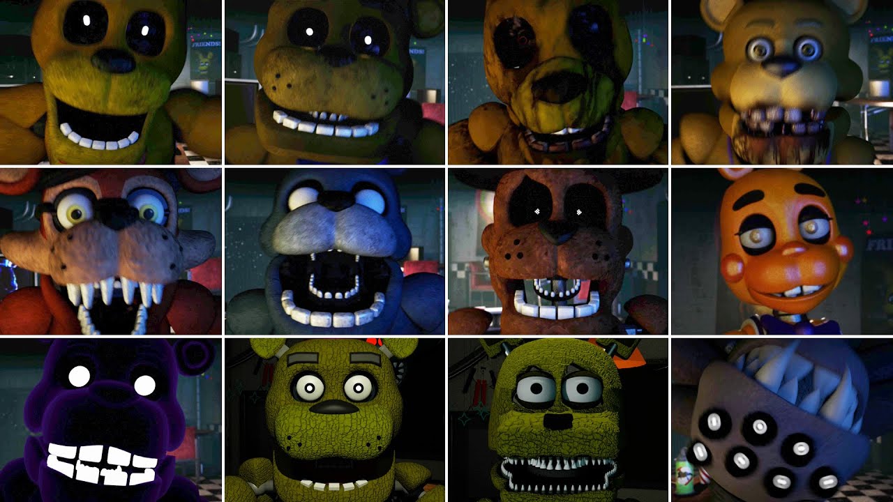 Five Nights to Remember - All Jumpscares