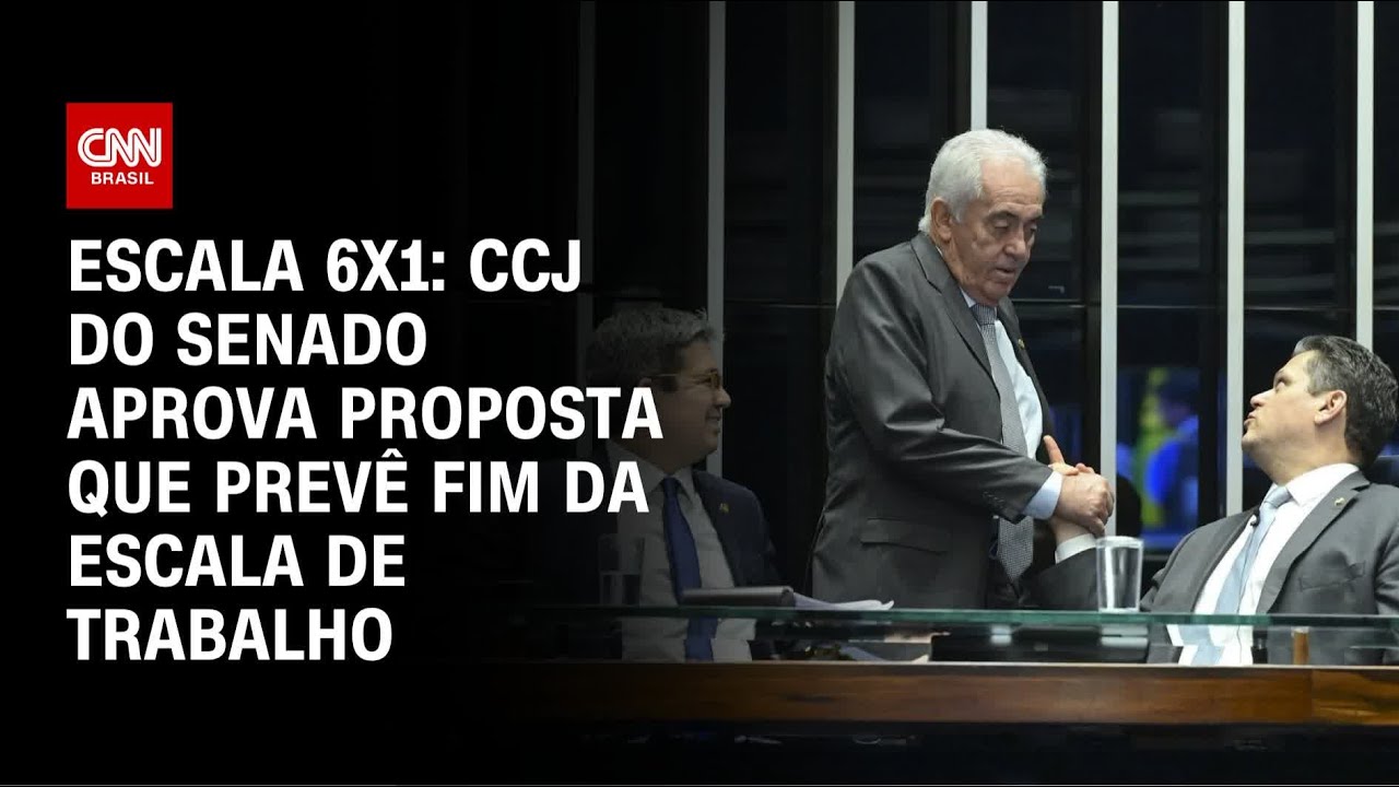 CCJ do Senado aprova fim da escala 6x1 | HORA H