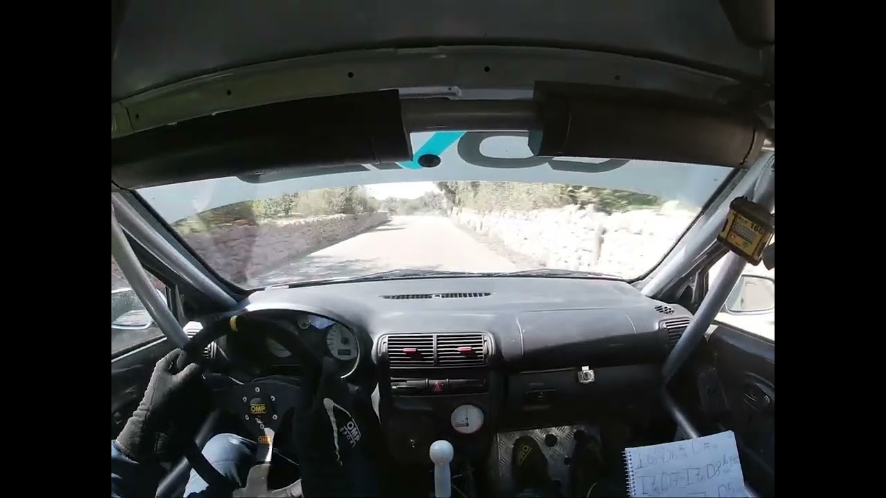 Rallysprint mitja illa 2022. A1 Es turo-Ses Salines M.J.Sacares-N.Ramon Seat León