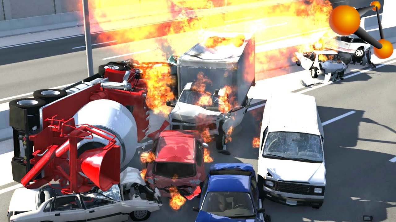 Car Crashes Compilation - BeamNG DRIVE - HD 60 FPS EP20