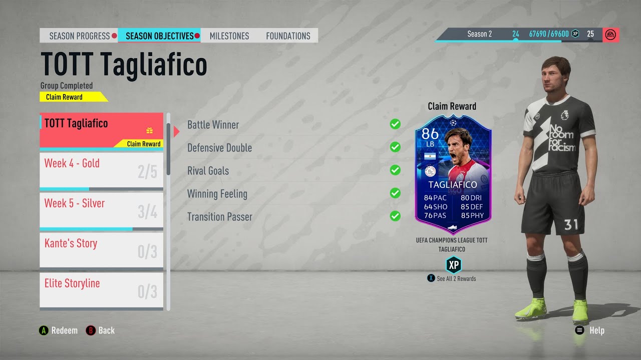 TOTTGS TAGLIAFICO Player Review | FIFA 20 Ultimate Team