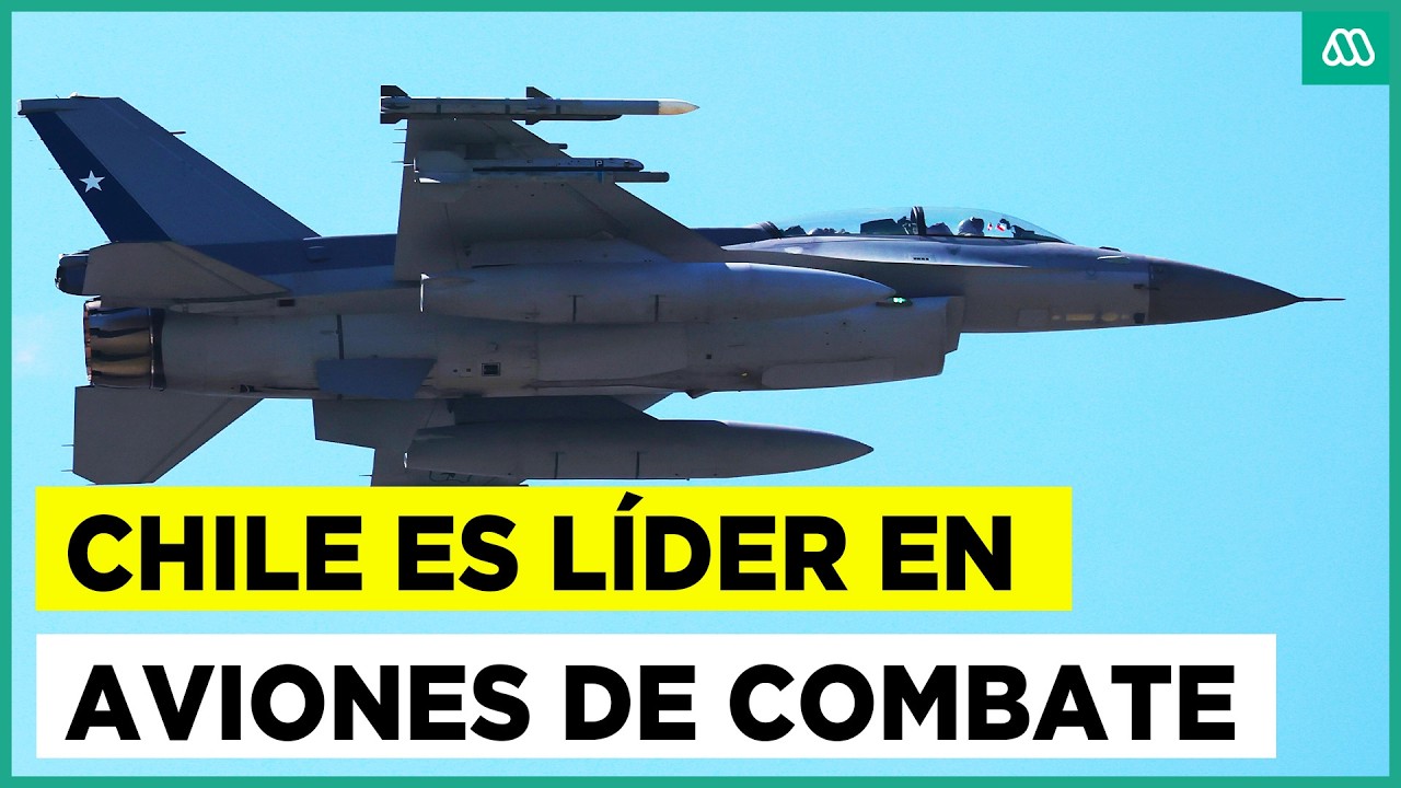 Sudam&eacute;rica pone sus ojos en los F-16: Chile es el l&iacute;der en aviones de combate en la regi&oacute;n