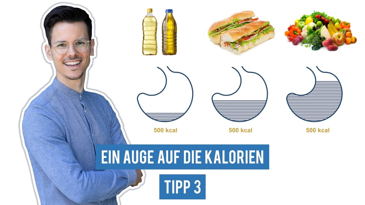 Kaloriendichte anstatt Portionsgröße beachten • Tipp 3/10 für eine gesunde vegane Ernährung