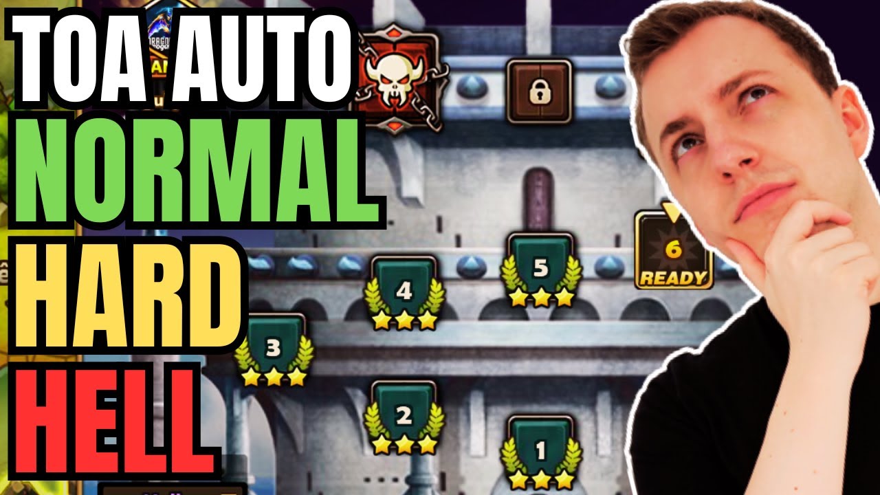 DÉTRUIRE la TOA : TOUTES mes TEAMS ! Débutant et Avancé - NORMAL HARD ET HELL (Summoners War)
