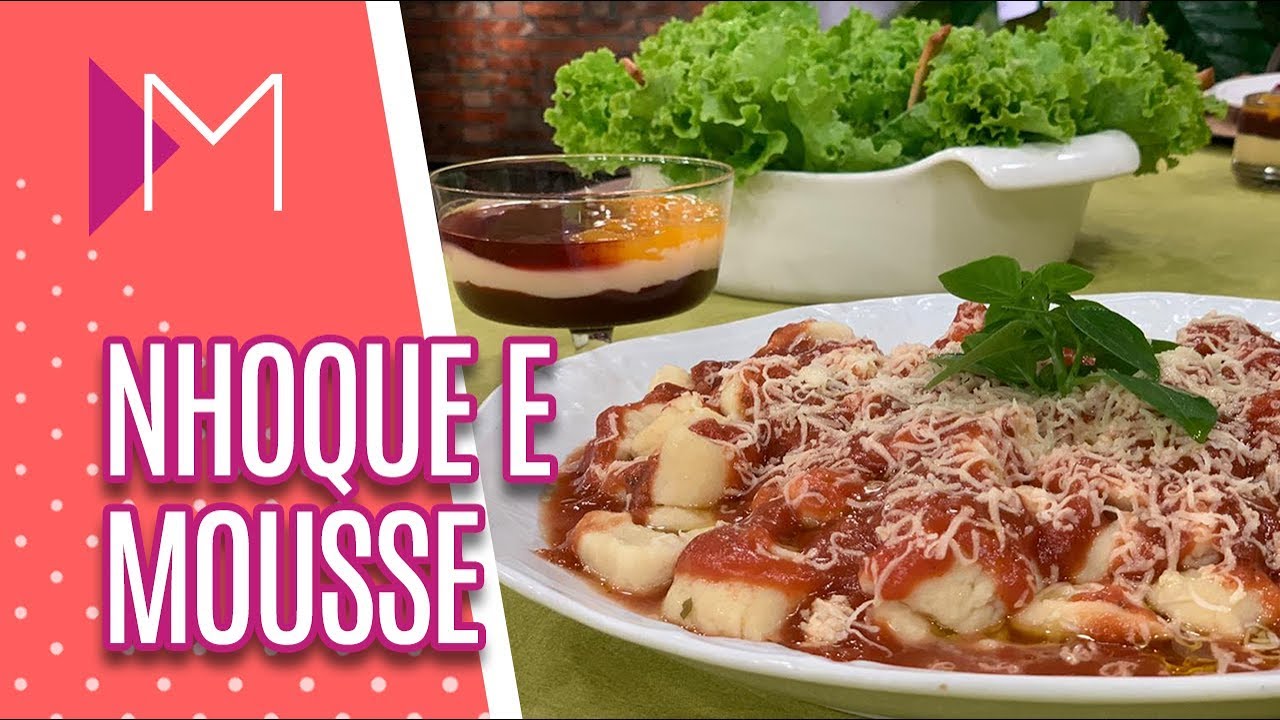 NHOQUE de micro-ondas e MOUSSE prática - Mulheres (29/05/2019)
