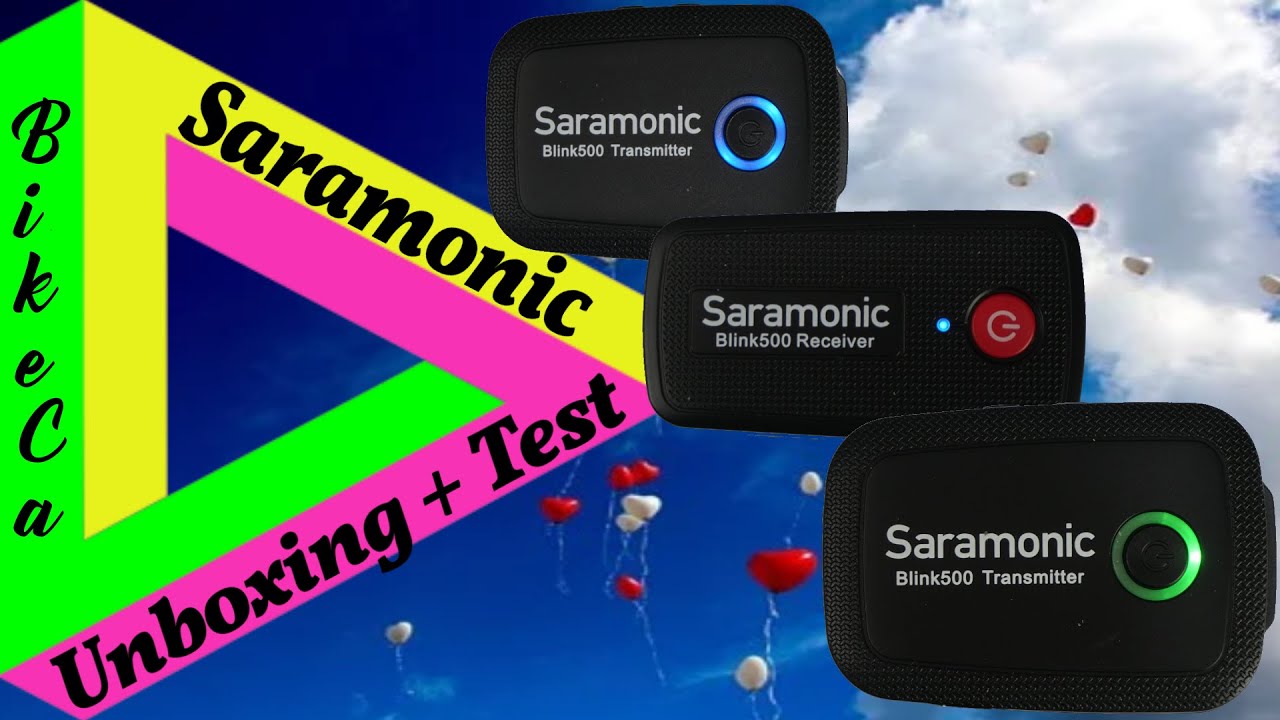 Saramonic Blink 500 | Funkmikrofon | 2 Sender | Test | Unboxing