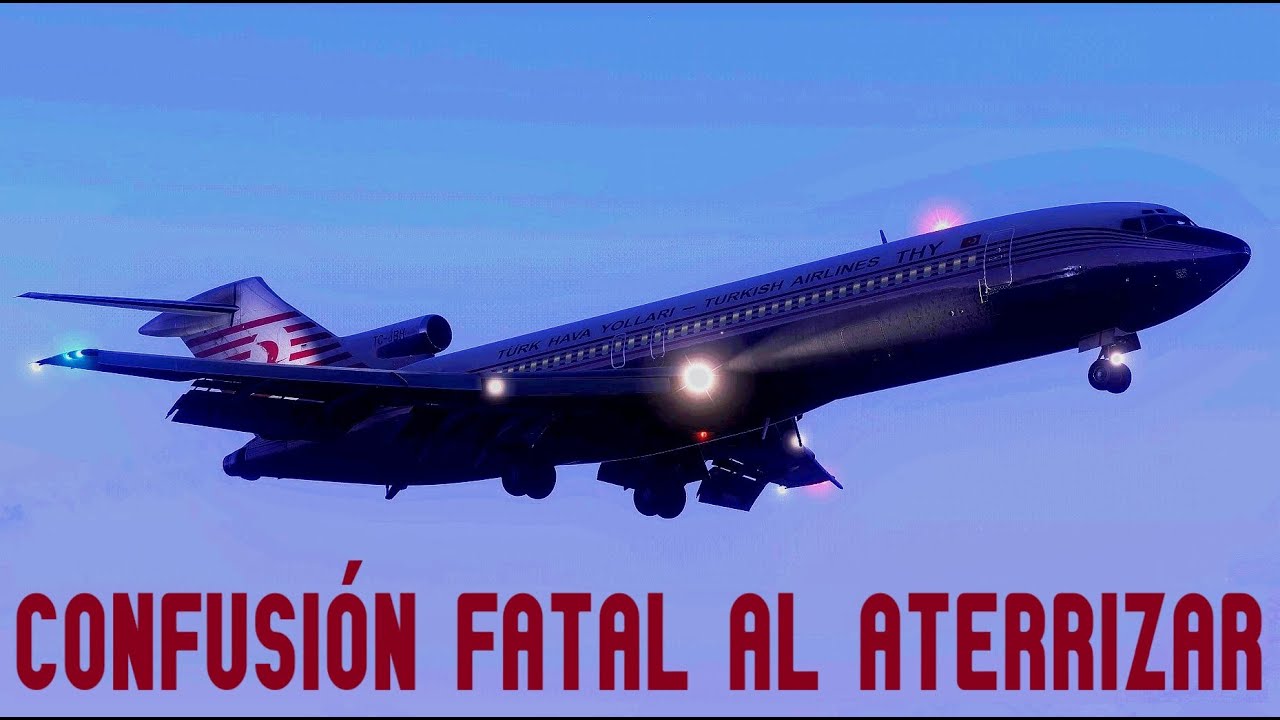 Boeing 727 se pierde en la oscuridad: Vuelo 452 de Turkish Airlines