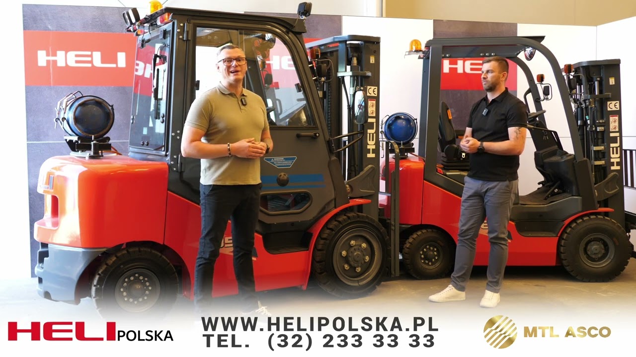 Wózki czołowe spalinowe LPG DIESEL marki HELI seria H3 o udźwigu od 1.5 do 3.5T
