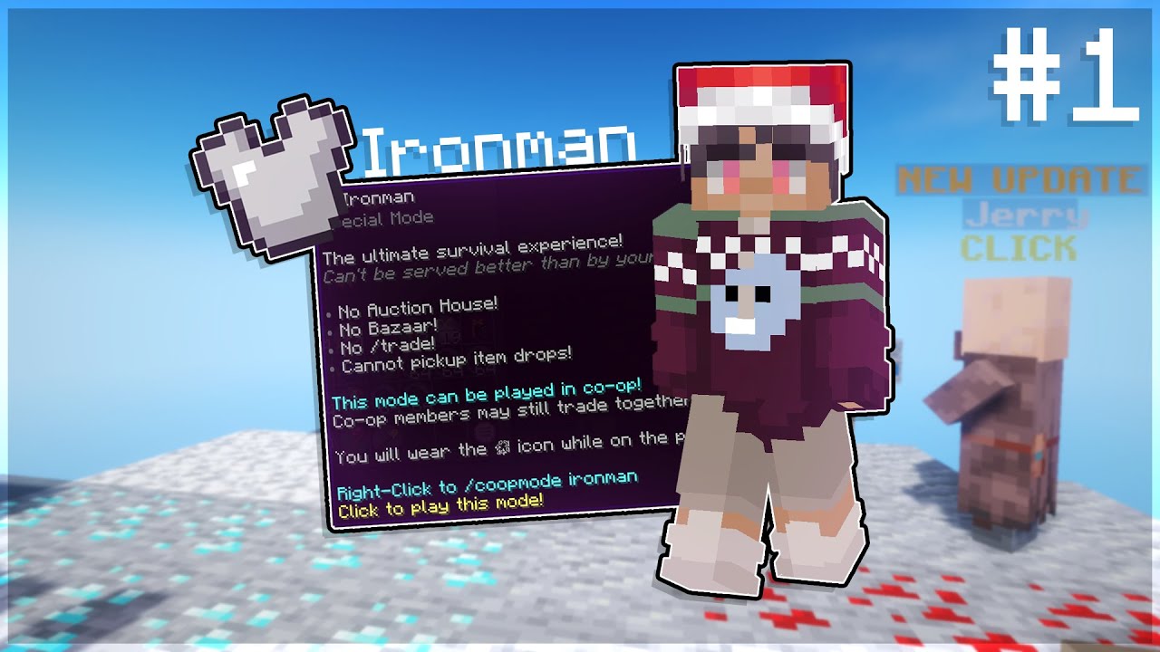 I started Hypixel IronMan and here's what happened! [1]