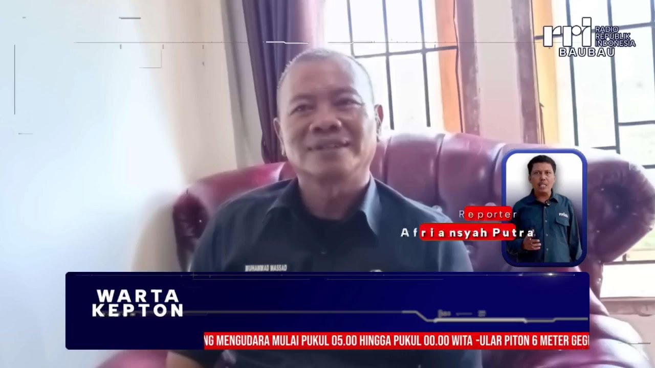WARTA KEPTON (BERITA SEPUTAR KEPULAUAN BUTON) RRI BAUBAU || SENIN, 9 FEBRUARI 2026 #rribaubaunews