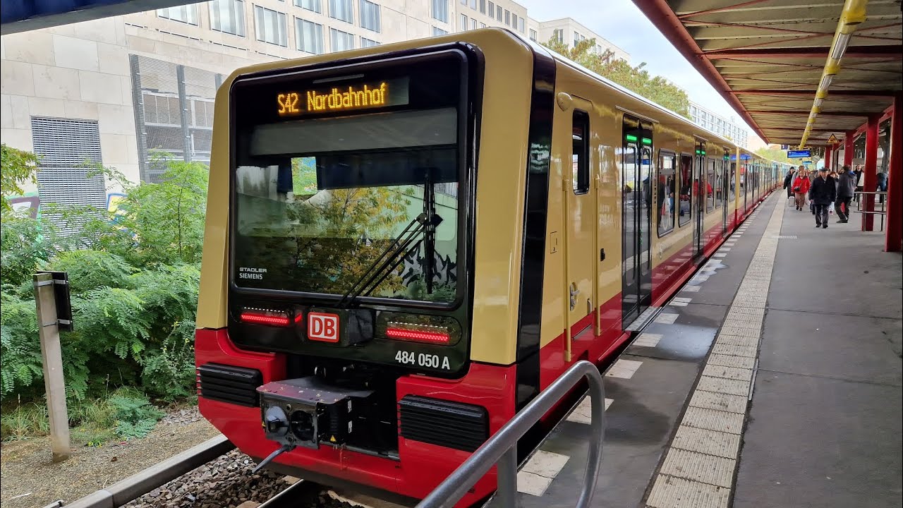 Mitfahrt in der S41 von Nordbahnhof bis Halensee in der BR 484 050 A