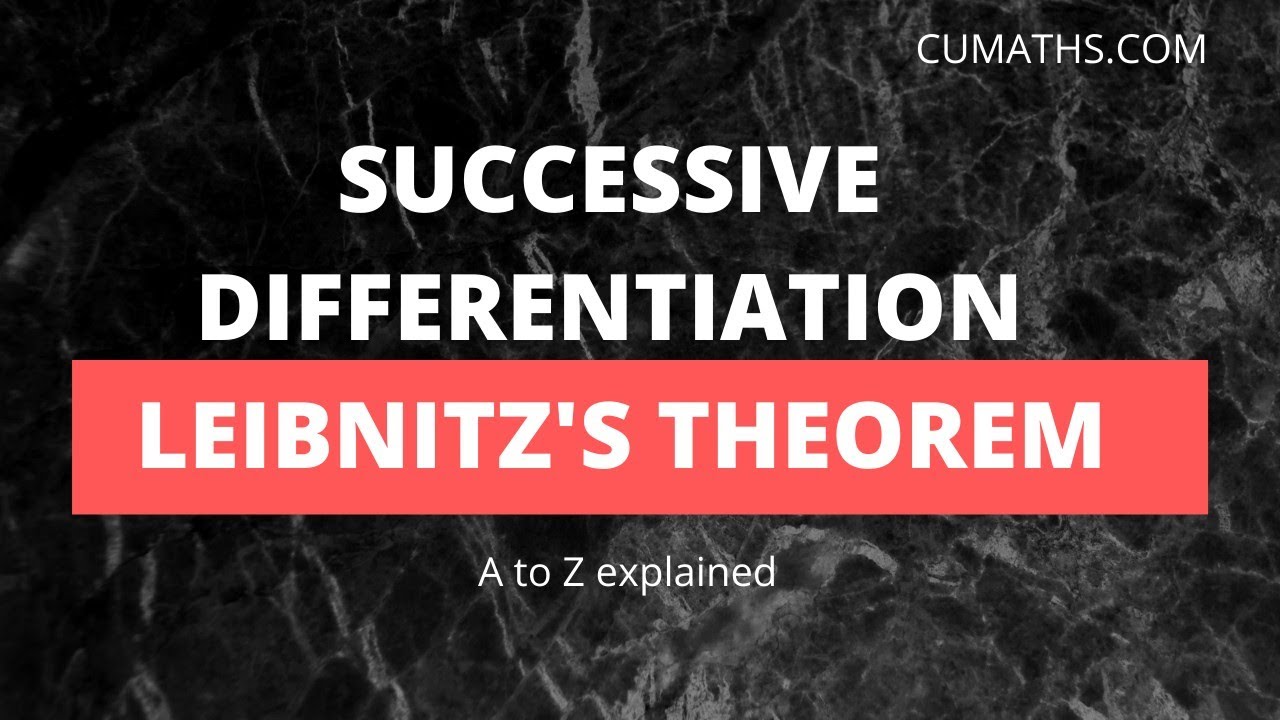 Successive derivative - Leibnitz theorem | nth derivative using Leibnitz rule | B.Sc 1st Year Math