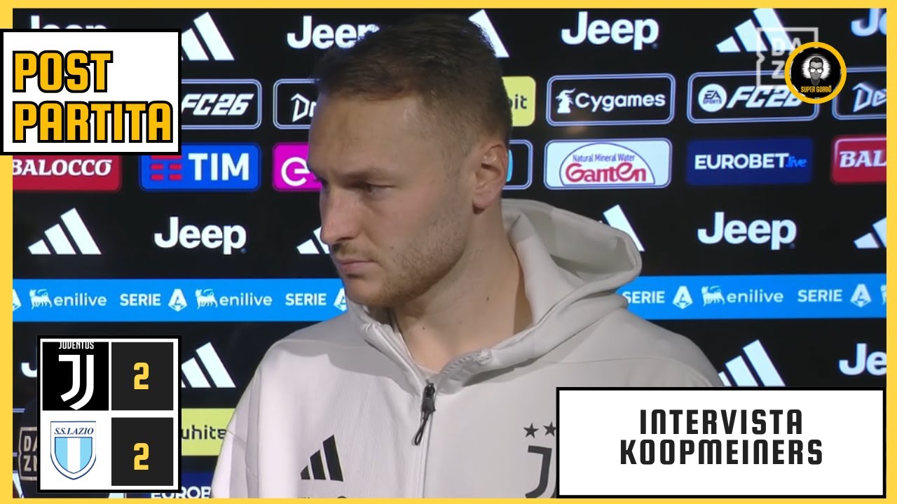 POST JUVENTUS - LAZIO 2-2 | INTERVISTA KOOPMEINERS