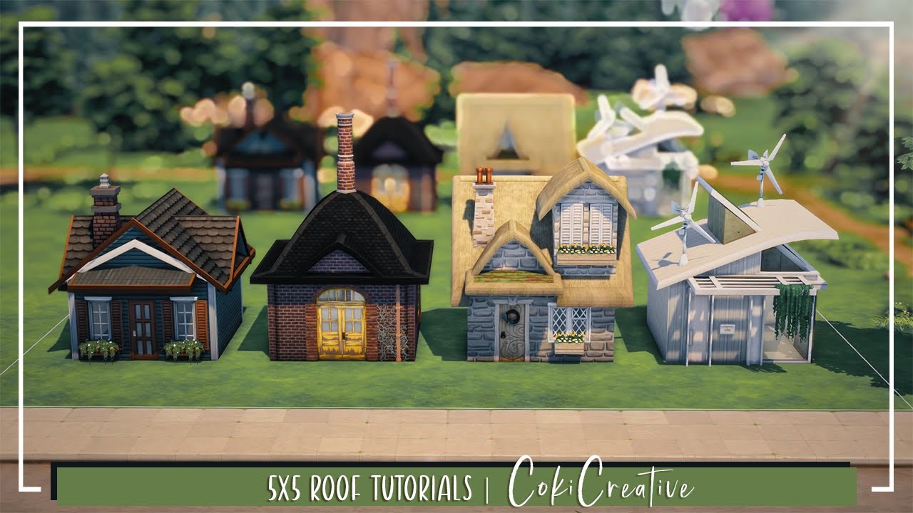 5x5 Roof Tutorials | Get Better at Roofing on the Sims 4!