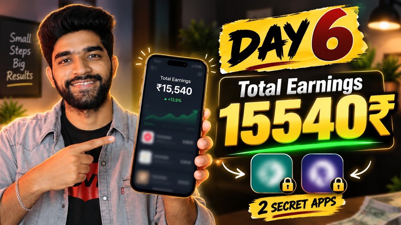 Day 6 | Money Earning Apps Telugu | How To Earn Money Online Telugu 2026