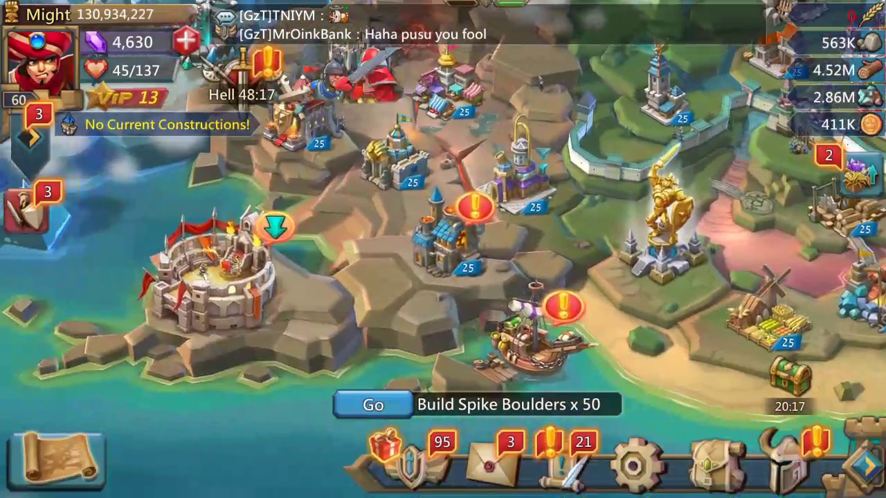 Lord Mobile ep.5 แนะนำการเล่นสายฟรี แนวทางการอัพบ้าน ชุดเกราะ และฮีโร่