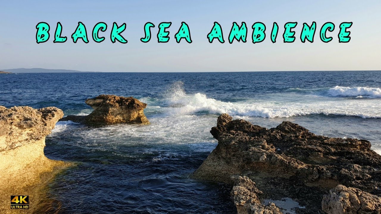 The Black Sea - One hour stress relief and relaxation in 4K
