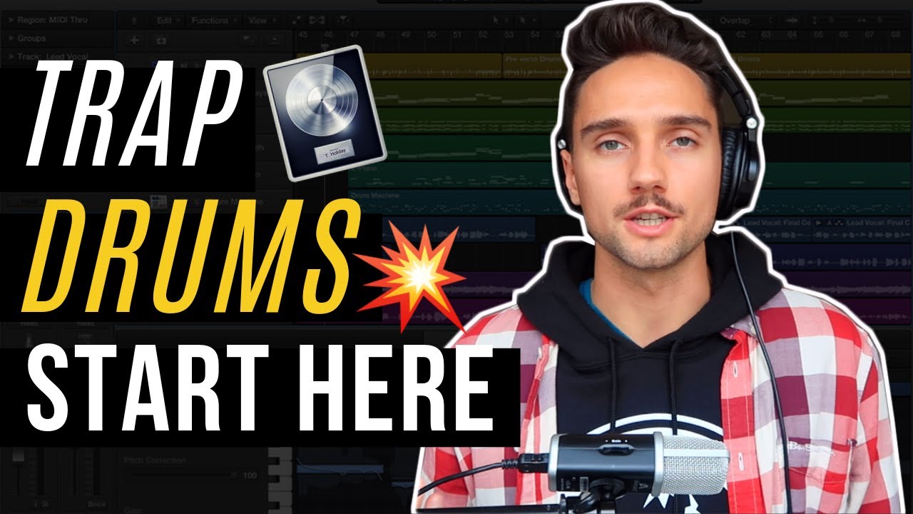How to Make Trap Drums: Trap Drum Basics | Logic Pro X Ultrabeat Tutorial