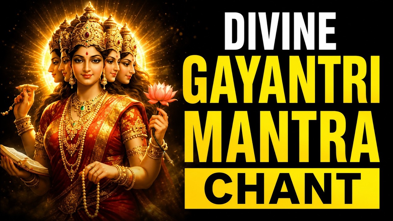FRIDAY SPECIAL|ATTRACT PEACE & STRESS FREE LIFE| 🌞 GAYATRI MANTRA| OM BHUR BHUVAHA SWAHA