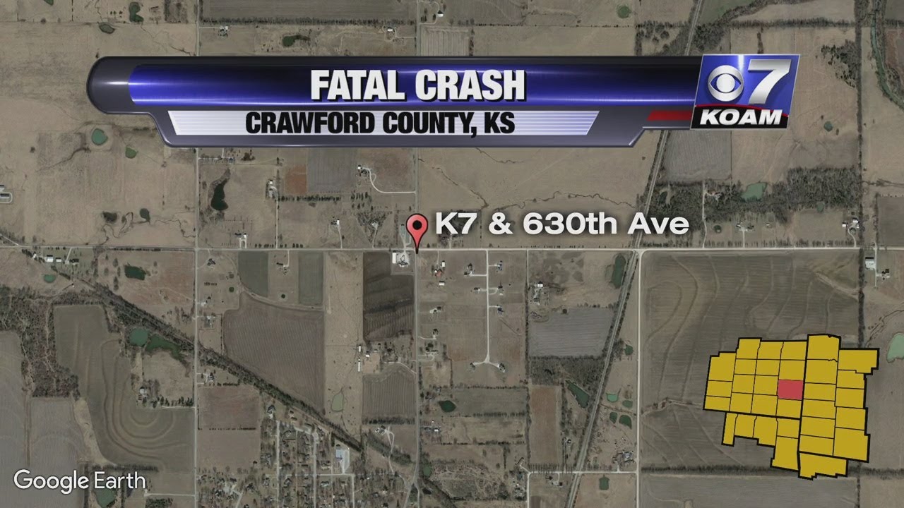 A Girard, Kansas man is dead after a crash on K7 and 630th Avenue in Crawford County