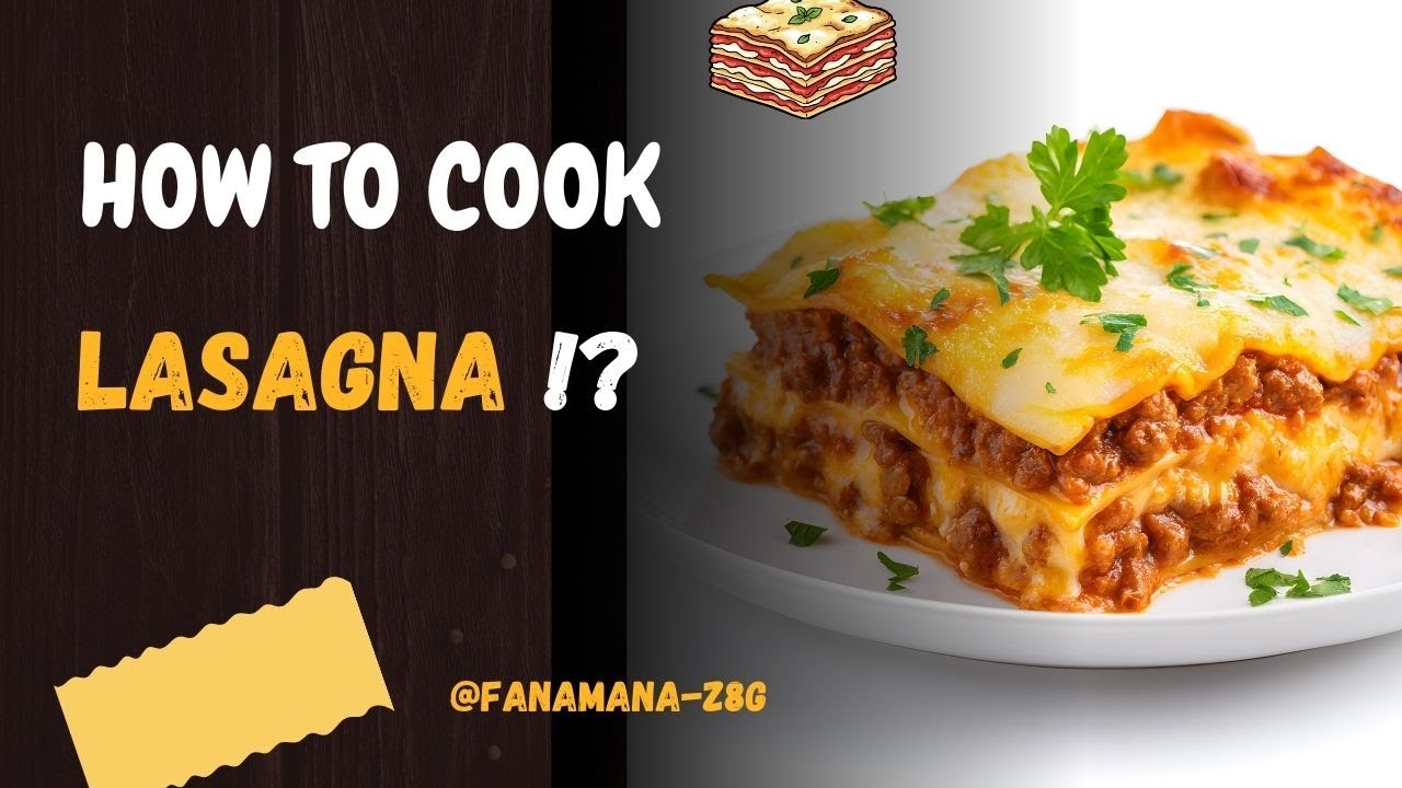 Beef Lasagna recipe! Easy and delicious dinner! Hommemade Italian food.