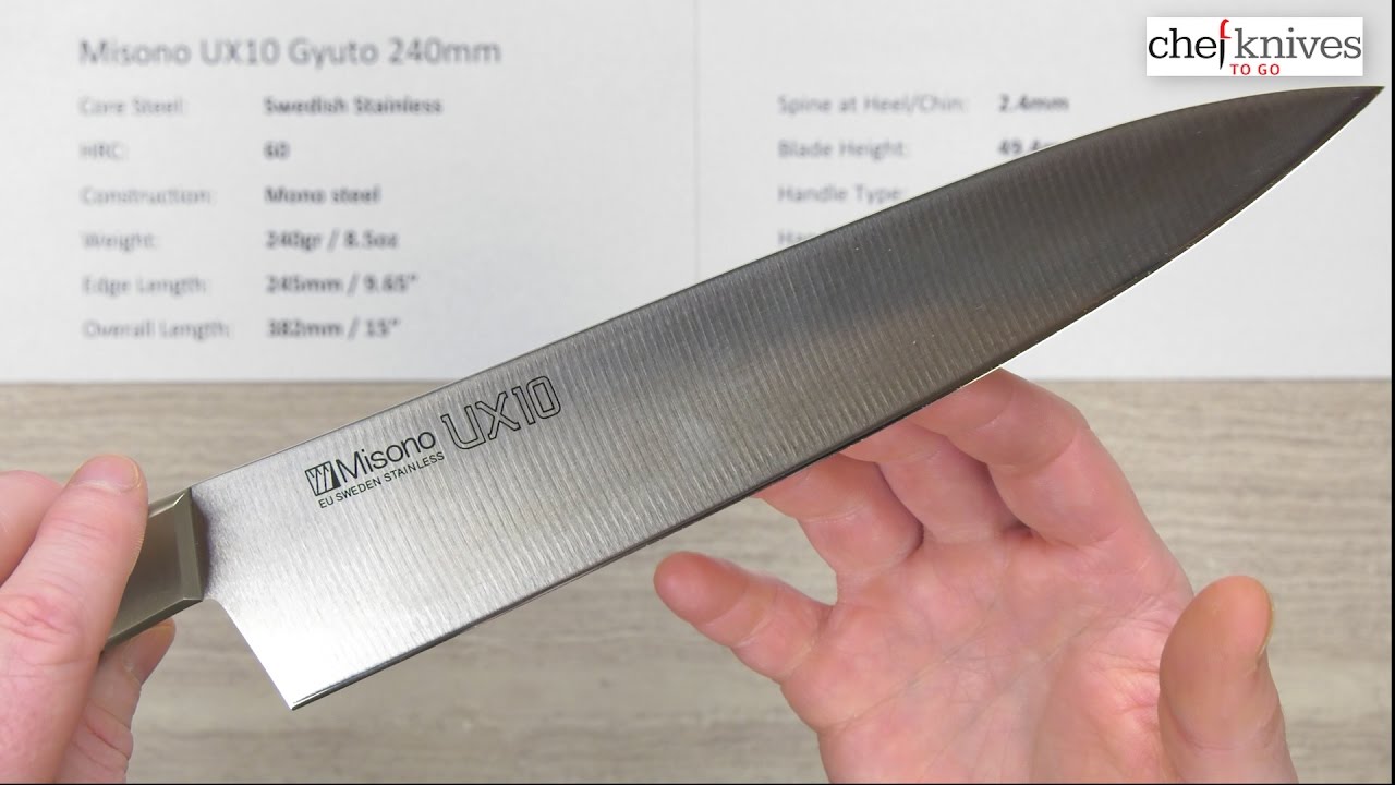 Misono UX10 Gyuto 240mm Quick Look
