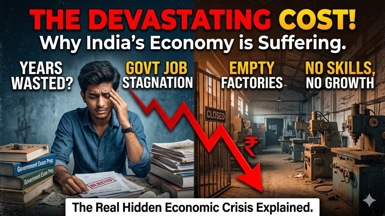 Why Indian Youth Are Choosing Government Jobs Over Skills | The Hidden Economic Crisis