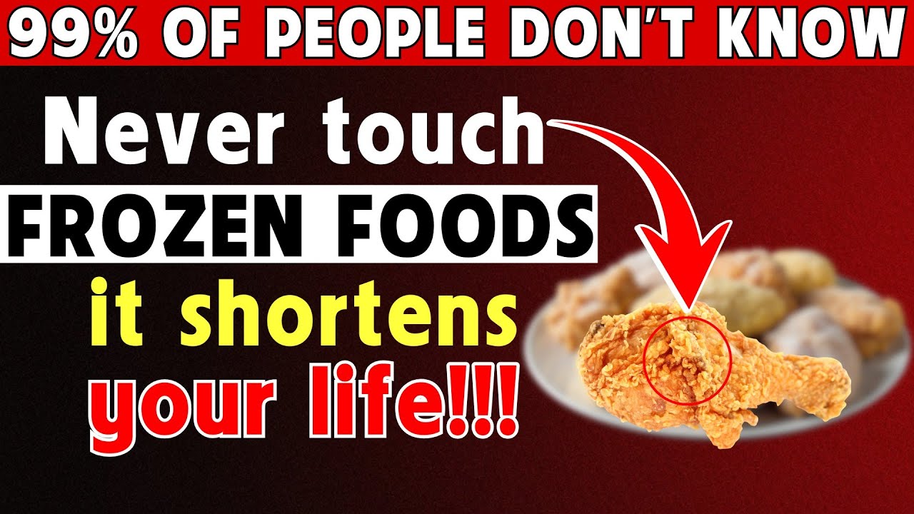 Frozen Foods To Avoid If You’re Over 60 — Doctor’s Warning | Senior Health Tips 365