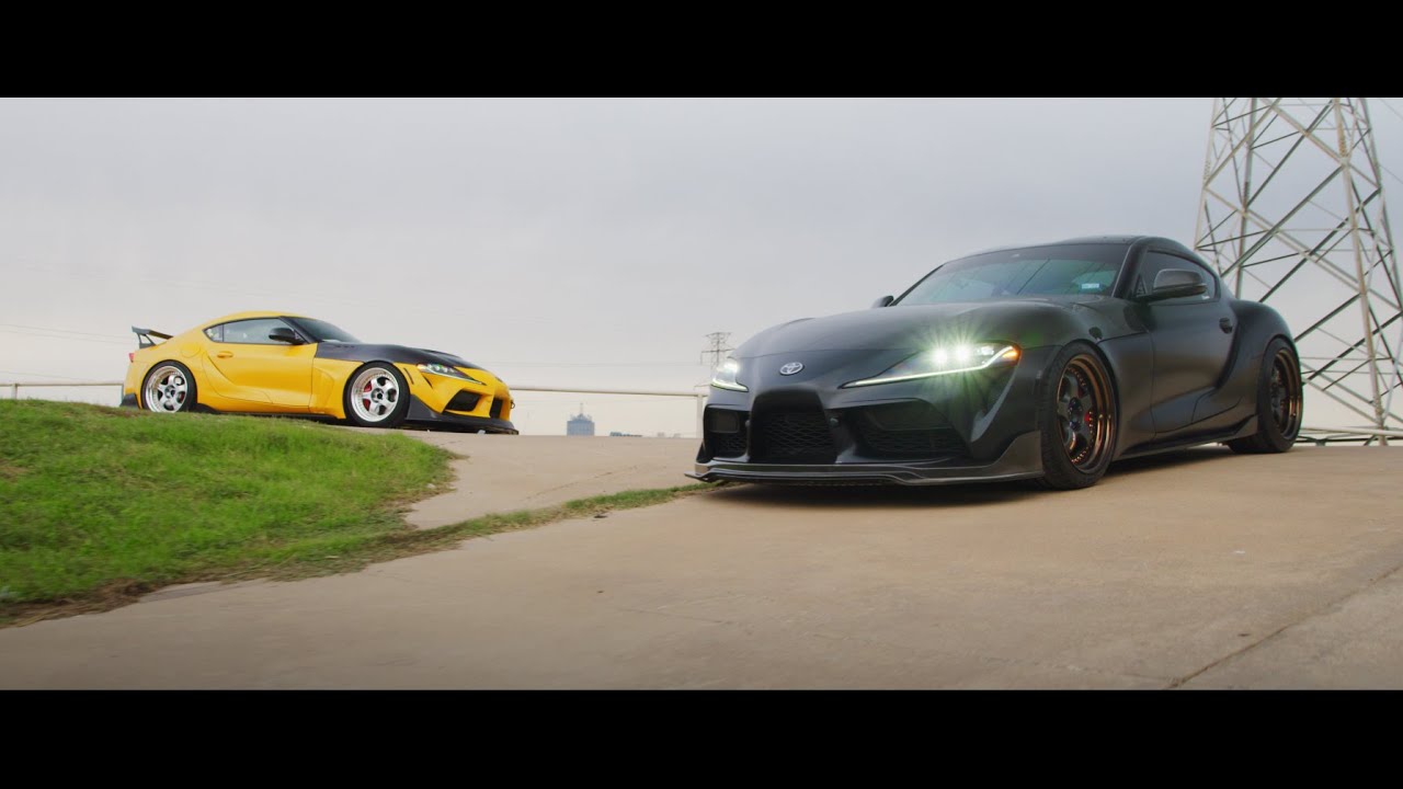 Black & Yellow Supras | 4K