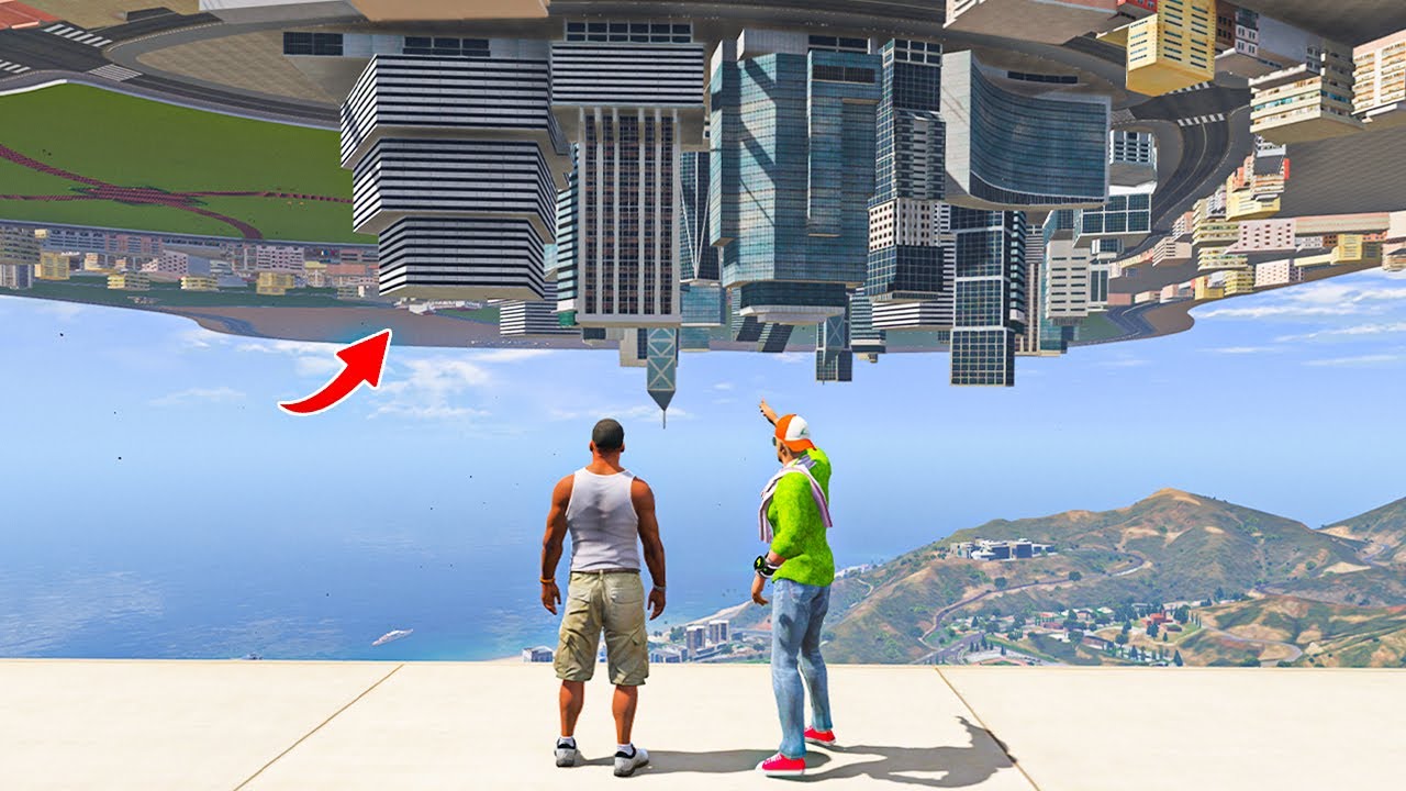 Can Franklin Save Los Santos from the Flipped Indian Theft Auto Simulator City in GTA 5!