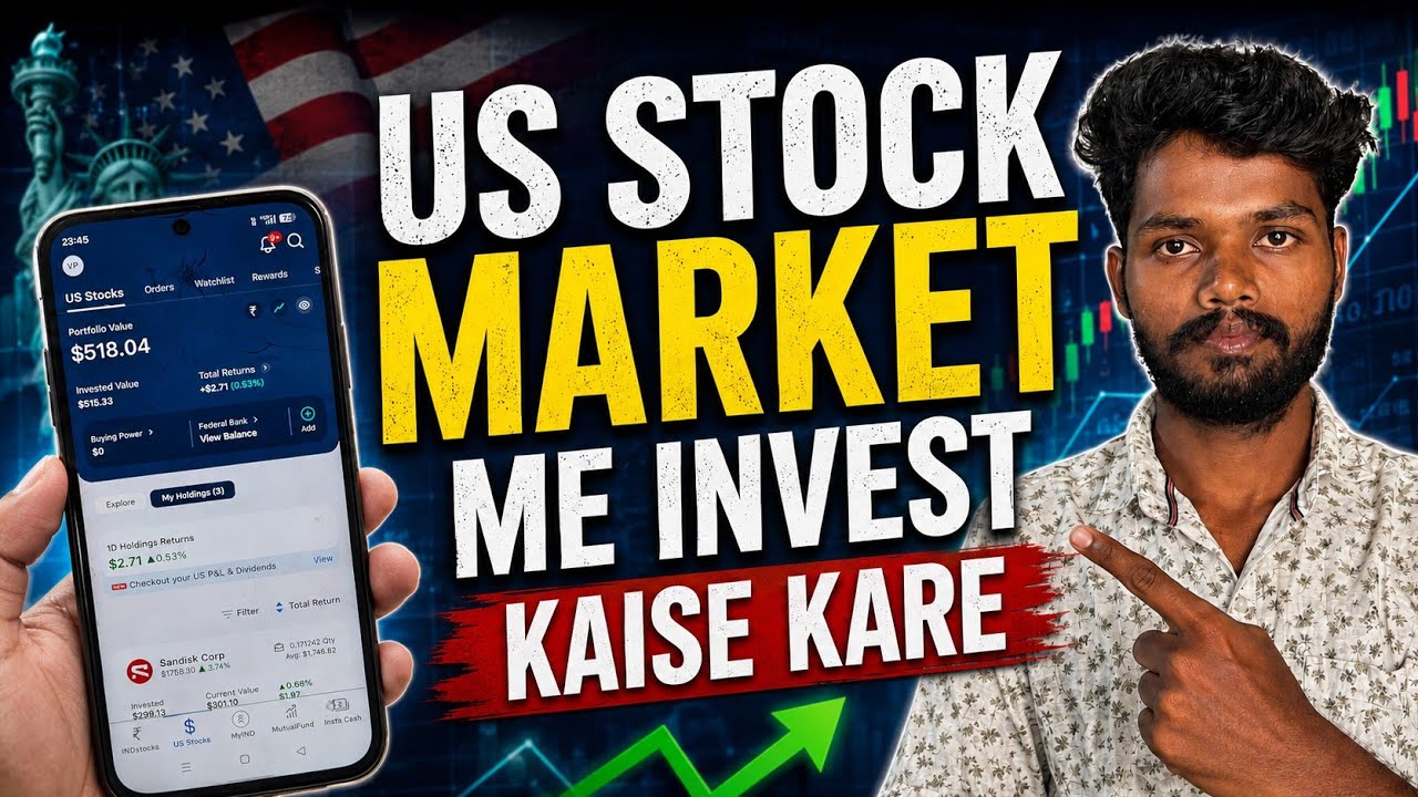 US Stock Market Me Invest Kaise Kare - INDMoney se us market me invest kare #usmarket #indmoney