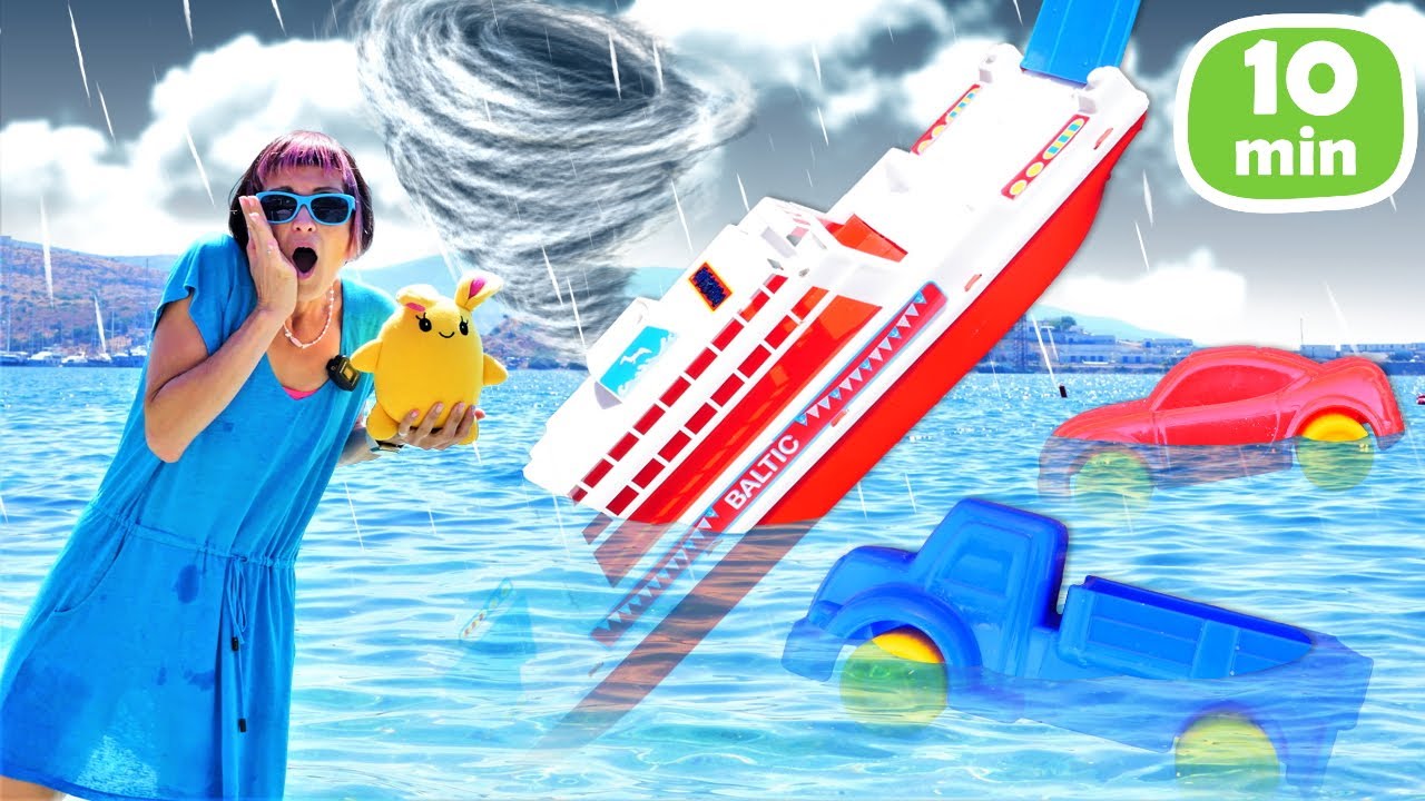 Шторм на пляже! 🚢💛 Спасаем игрушки и укладываем Лаки спать с доброй сказкой