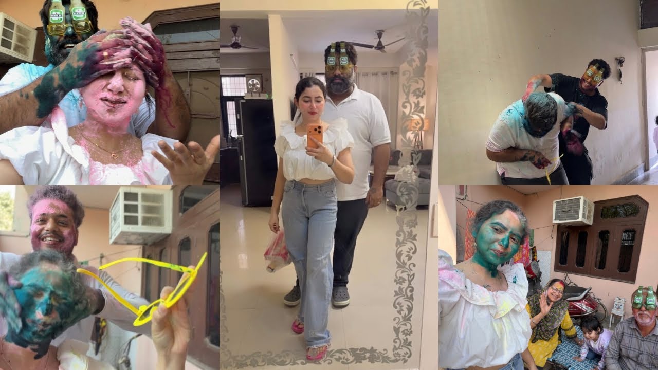 Dekhiye humne holi kaise celebrate ki 🫟🧟‍♀️