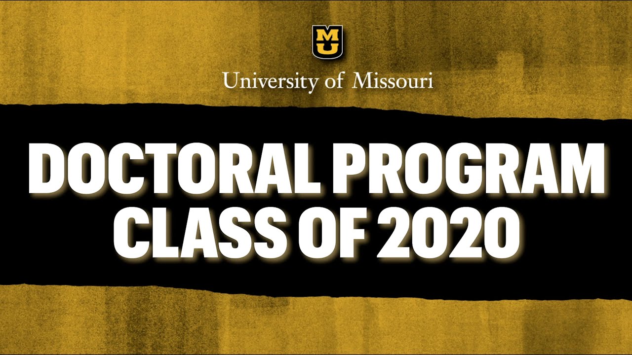Spring Summer 2020 Doctoral Graduates