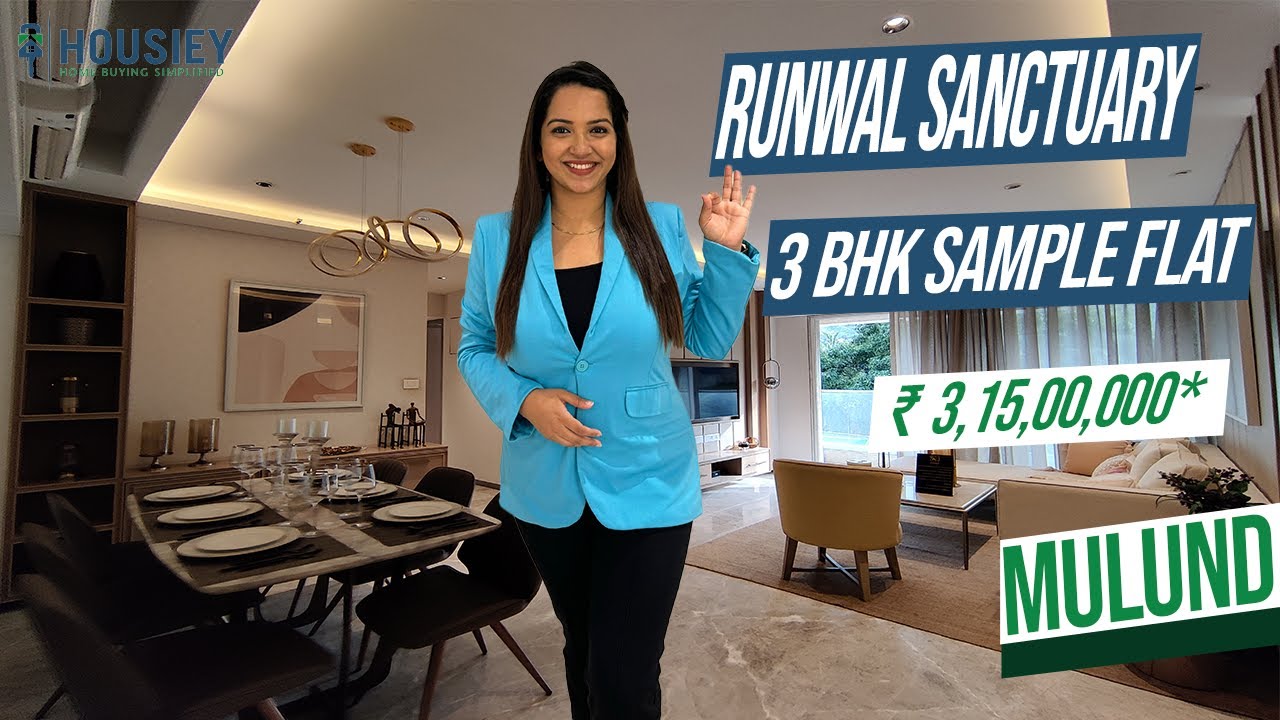 Runwal Sanctuary Mulund | 3 Bhk Sample Flat Tour | Runwal Mulund West