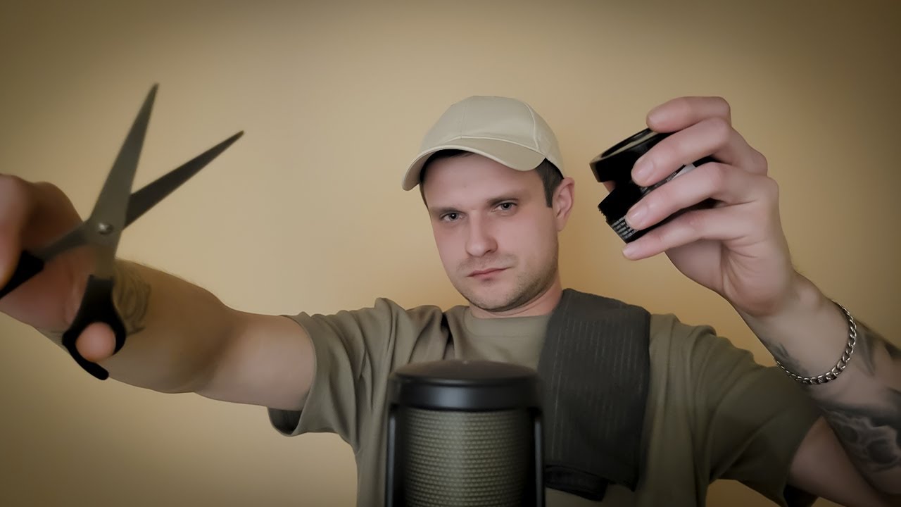I’m giving you a FAST & AGGRESSIVE haircut and massage ASMR