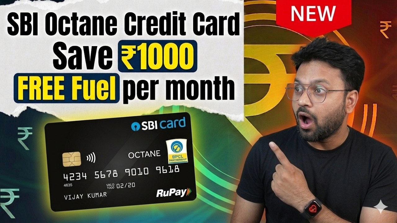 SBI BPCL Octane Credit Card Review 2026 | Best Fuel Credit Card? 💳⛽ 7.25% Savings Explained