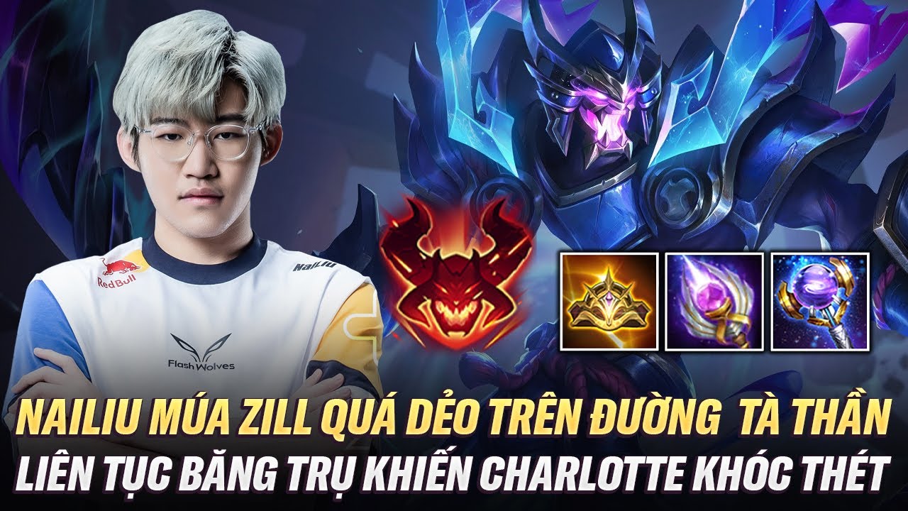 Nailiu Múa Zill Đường Tà Thần Khiến Charlotte Ôm Trụ Cũng Không Sống Nổi Trên Rank Chiến Tướng Đài