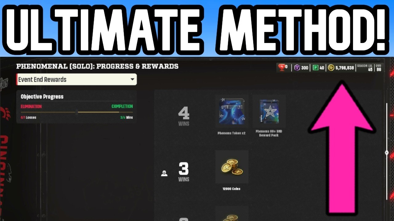 The ULTIMATE Phenoms EVENT Methods To Make You RICH... (College Football 27 Coin Making Method)