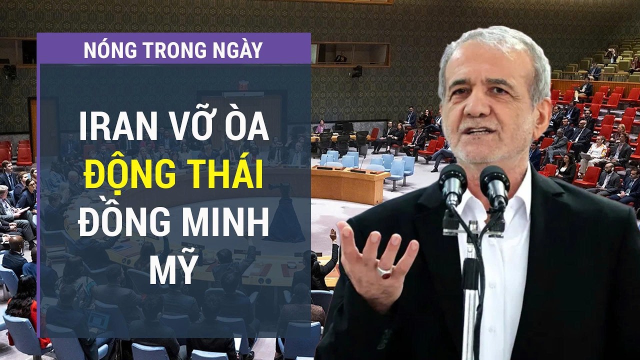 Tin thế giới: Iran vỡ òa phút 90, loạt đồng minh Mỹ có động thái khó tin l VTC One