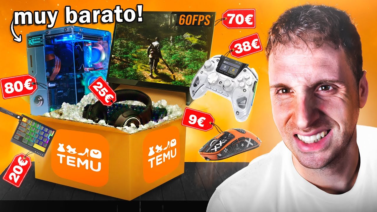 &iexcl;Me ARRIESGU&Eacute; y COMPR&Eacute; un SETUP PC GAMING en TEMU! 😅😬