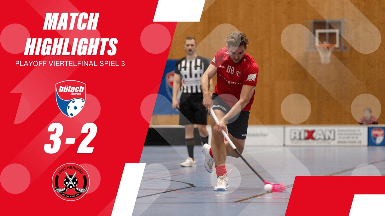 Bülach Floorball vs UHC Herisau | Highlights Meisterschaft 25/26 Playoff-Viertelfinal Spiel 3