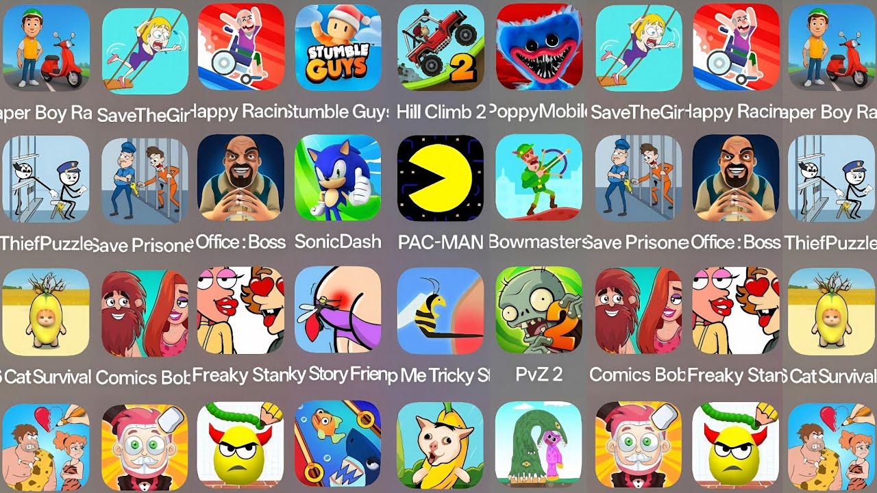 Roblox,Scary Teacher 3D,Carnival of Terror,Poppy Playtime 4,Save The Fish,Freaky Stan,Death incoming