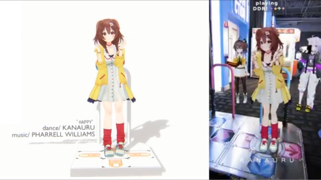 Hololive Inugami Korone Dance - Happy Pharrell Williams