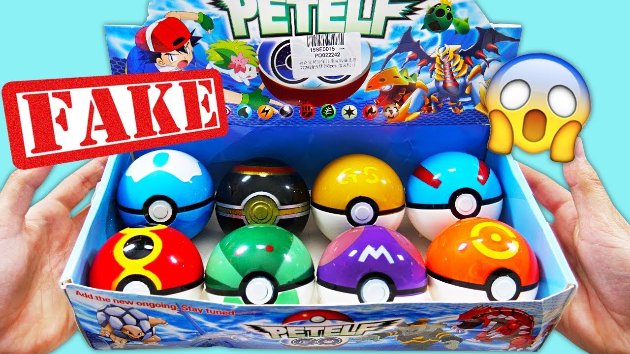 APRO 8 GIGANTI POKE BALL GO SURPRISE FAKE MADE IN CHINA!😱 *VERSIONE 2.0*